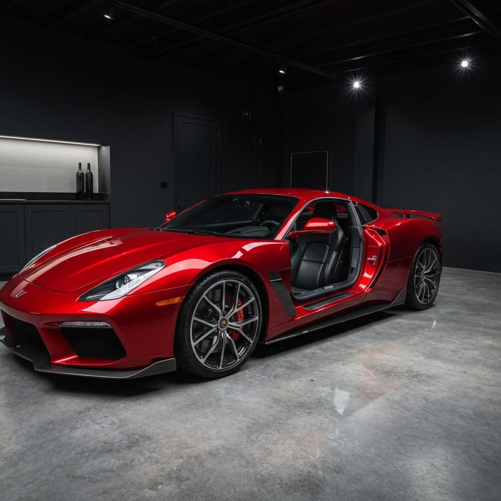 Carro esportivo brilhante